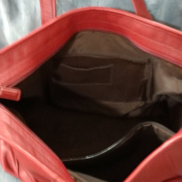 Coach Red Diaper/Tote Bag - Picture 3 of 4